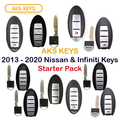 2013 2020 Nissan And Infiniti Keys Starter Pack Locksmith Keyless