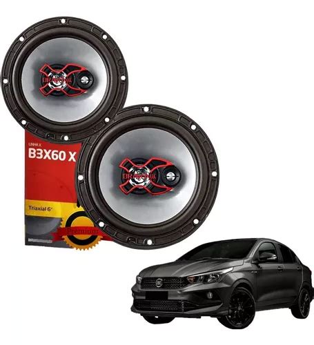 Kit Alto Falante Fiat Cronos Polegadas Bravox W Rms