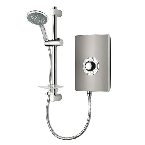 Triton Aspirante 8 5kw Electric Shower Gun Metal Asp08gunmtl At