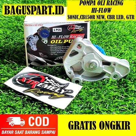 Jual Pompa Oli Racing Hi Flow Oil Pump Sonic R New Cb R Cbr