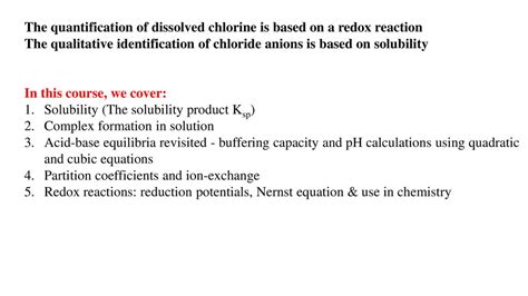 Analytical Chemistry Sct6660e Ppt Download