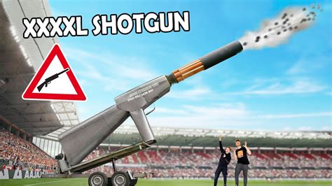 Wir bauen größte SHOTGUN der WELT YouTube