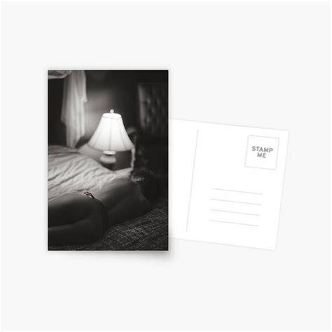 Vintage Art Nude Portrait Of The Back Of A Beautiful Naked Woman Lying On The Bed In Dim Light