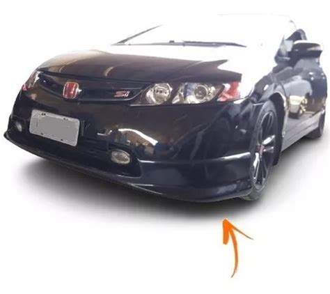 Spoiler Dianteiro Esportivo Civic A Sem Pintura Mercadolivre