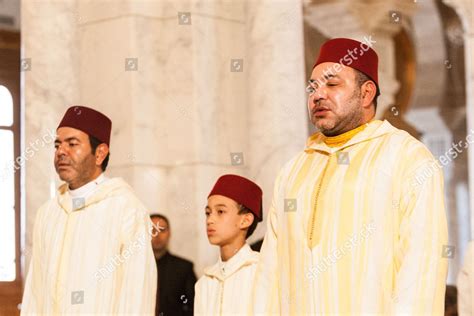 Moroccos King Mohammed Vi Right Attends Editorial Stock Photo Stock