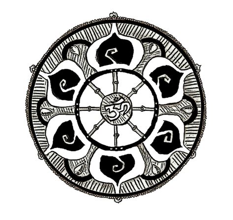 Dharma Wheel Tattoo by zack101035 on DeviantArt