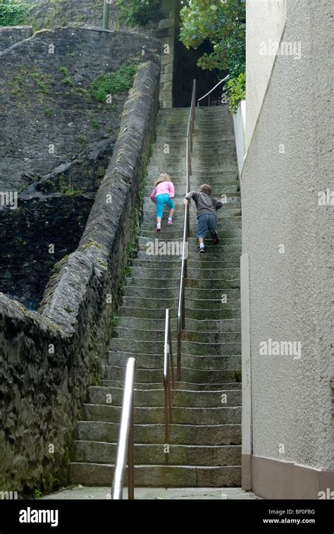 Falmouth Jacobs Ladder Steps Hi Res Stock Photography And Images Alamy