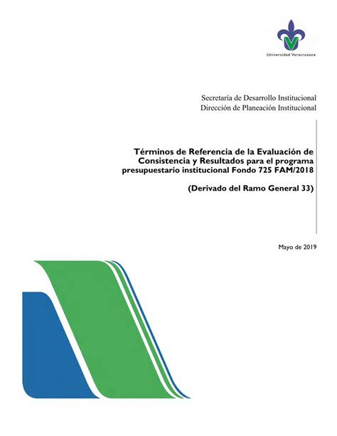 PDF Términos de Referencia de la Evaluación de Consistencia y