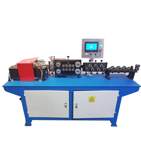 Copper Stainless Steel Tube Pipe Straightening Cutting Making Machine