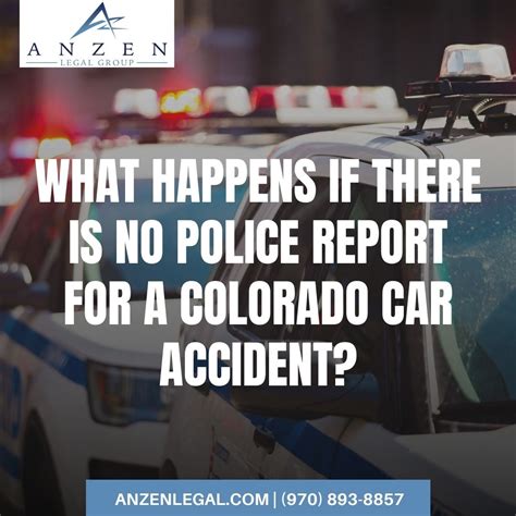 What Happens If There Is No Police Report for a Colorado Car Accident