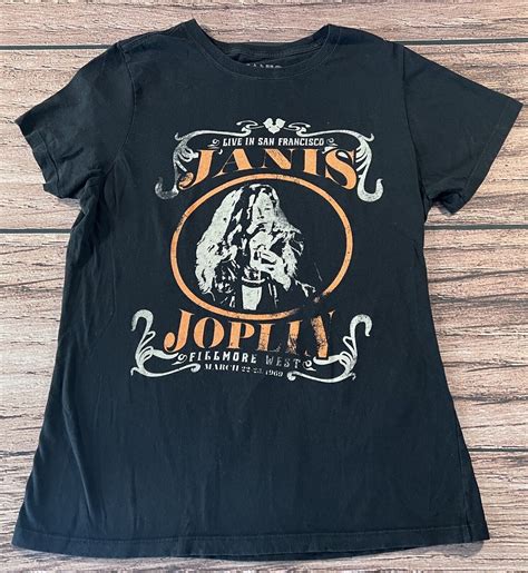 San Francsico Janis Joplin Womens Tee Shirt Size Gem