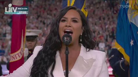 Demi Lovato Cumple Su Sue O De Interpretar El Himno De Estados Unidos