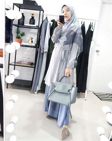 Inspirasi Padu Padan Tunik Dan Rok Ala Selebgram Hijab Kece Ditiru