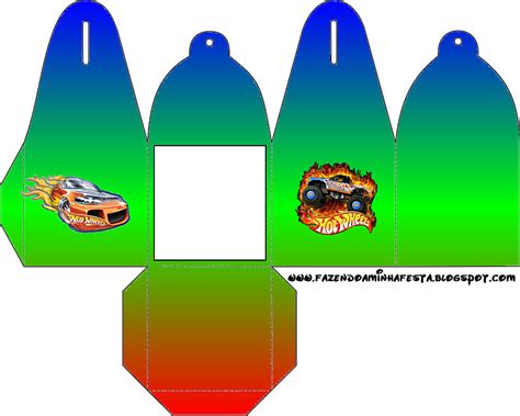 Cajitas Imprimibles De Hot Wheels Fiestas Infantiles Ideas Y Material Gratis Para Fiestas Y
