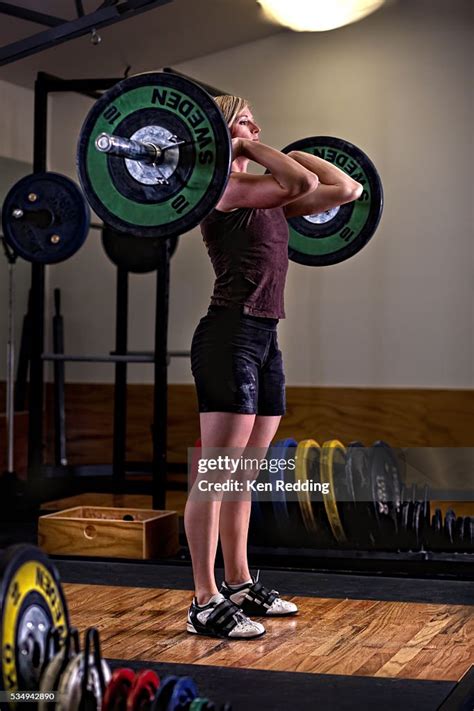 Ladies Weight Lifting High Res Stock Photo Getty Images