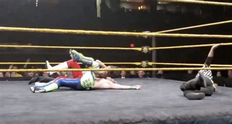 WWE Ref Suffers NASTY Broken Leg Still Performs 3 Count As Crowd