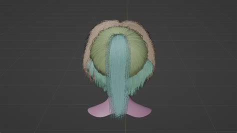 Hair Kano 3d Model By Ludmi