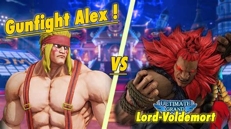 Gunfight Alex Vs Lord Voldemort Akuma Sfv Ce Ft Ranked Set