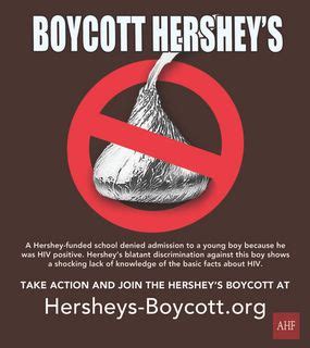 The Book Cover For Boycott Hershey S