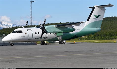 LN WIH Widerøe De Havilland Canada DHC 8 103B Dash 8 Photo by Tomas