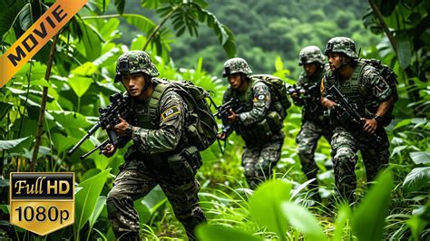 【特種兵電影】特種兵4兄弟穿梭叢林，伏擊日軍部隊，保護山寨村民免受傷害！⚔️ 抗日 Mma Kung Fu 抗日 電影 軍旅