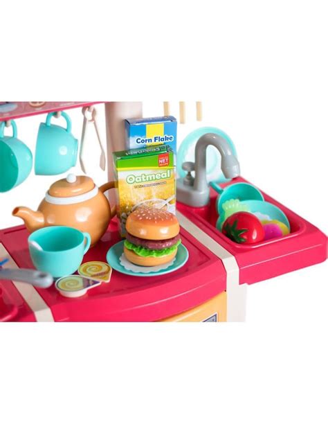 Set De Cocina Juguete Simulation Kitchen Piezas Con Luz Y Sonido