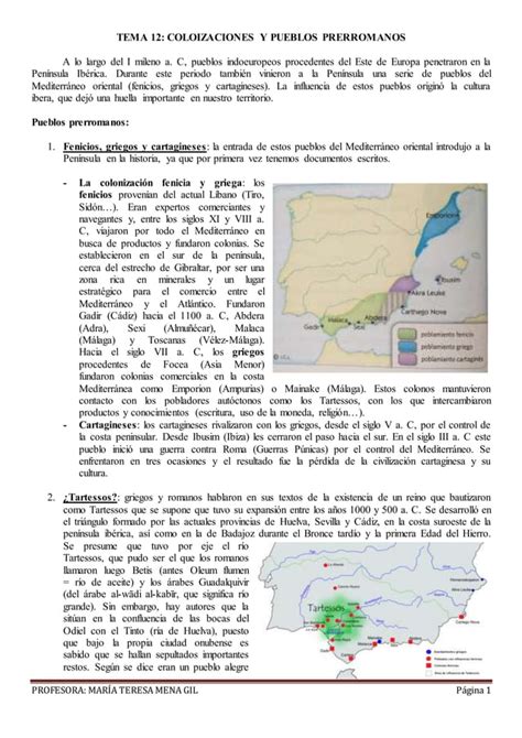 Tema Pueblos Prerromanos Eso Pdf Descarga Gratuita