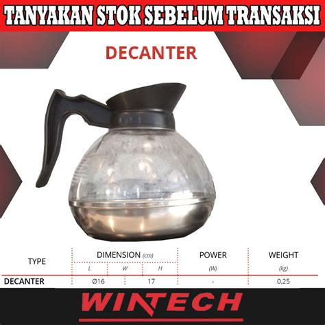 Jual Decanter For Coffee And Tea Warmer Getra Cm Teko Pemanas