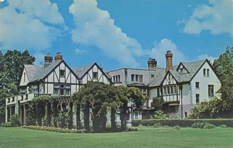 Postcard Oh Columbus Governors Mansion Tudor Norman Architecture