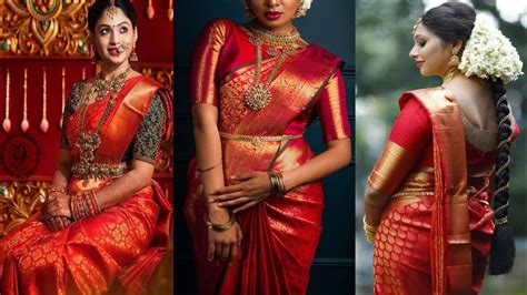 Beautiful Red Silk Sarees