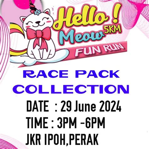 Hello Meow Fun Run Howei Online Event Registration