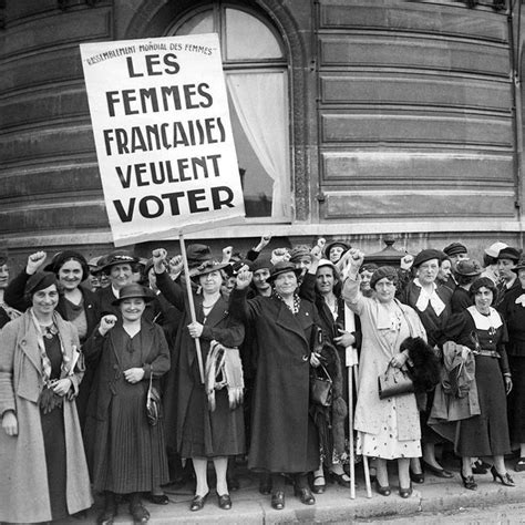 Droit De Vote Des Femmes Ans D J Elle