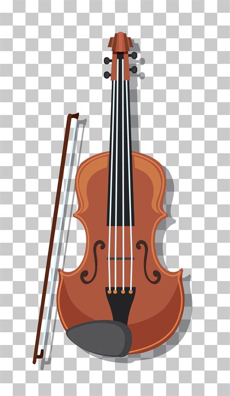 Classic Violin Isolated On Transparent Background 1541557 Vector Art At