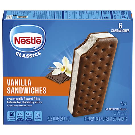 Nestle Vanilla Ice Cream Sandwich | Nestle | Town & Country Markets