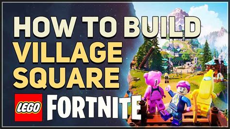 How To Build Village Square LEGO Fortnite YouTube