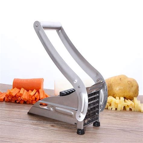 Manual Stainless Steel French Fry Cutter Potato Vegetable Chopper Dicer