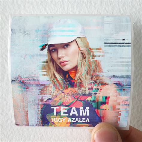 Iggy Azalea Team Album Cover Sticker