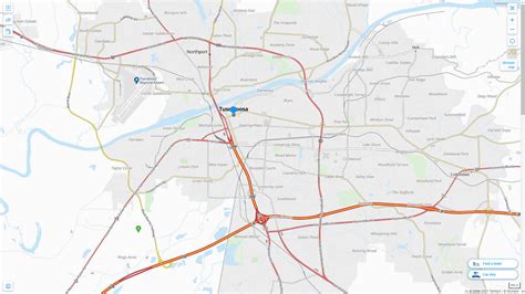 Tuscaloosa, Alabama Map