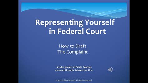 How To Draft A Complaint Youtube