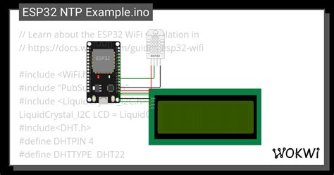 ESP32 LCD DHT Wokwi ESP32 STM32 Arduino Simulator