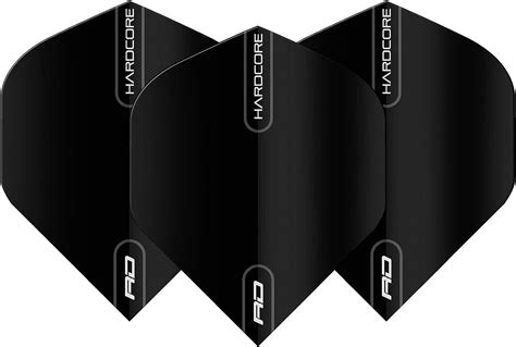 Red Dragon Hardcore Black Extra Thick Dart Flights Sets Flights Buy Now With Express