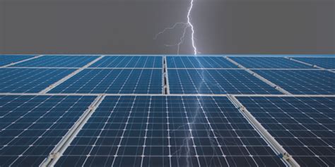 Safeguarding Solar Panels From Lightning Strikes