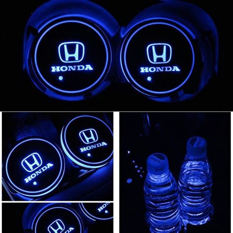 Porte Gobelet Honda Led Lumi Res Carledlogo