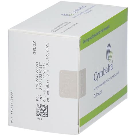 Cymbalta 60 Mg 98 St Mit Dem E Rezept Kaufen Shop Apotheke