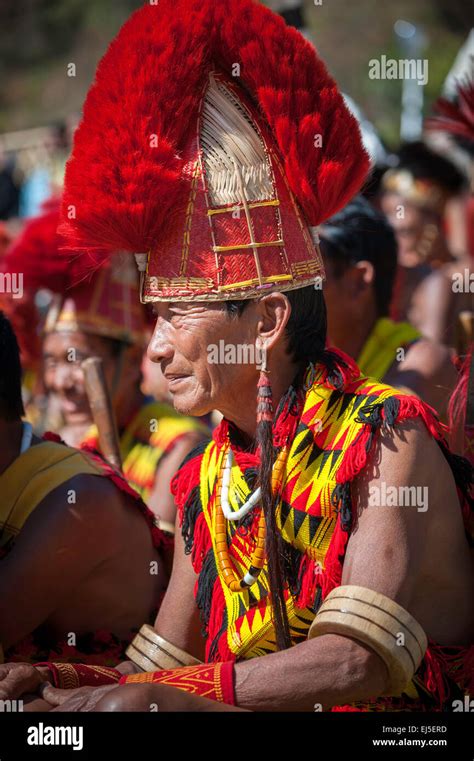 Angami Naga Tribu Hombre En Festival De Hornbill Fotograf As E Im Genes