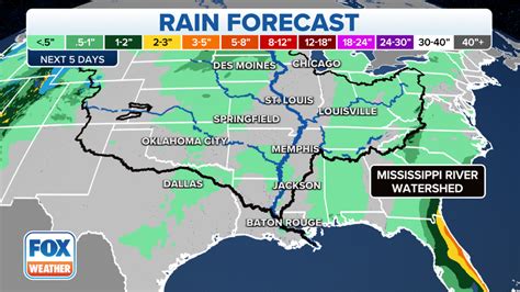 Drought Stricken Central Us Mississippi River Watershed To Receive