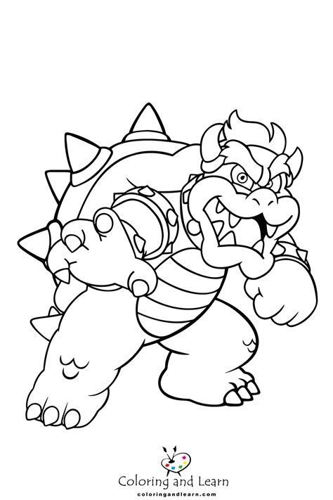 Bowser Coloring Pages (FREE) (2024) - Coloring and Learn