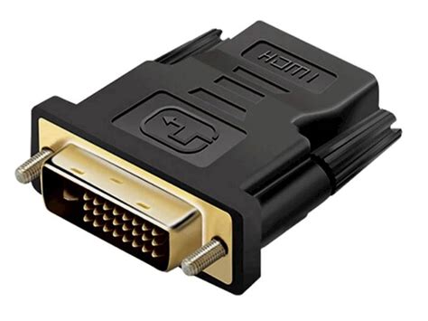 Adapter przejściówka DVI wtyk HDMI gniazdo 24 1Adaptery HDMI DVI