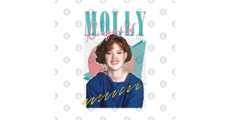 Molly Ringwald 80s Retro Style Fan Art Design Molly Ringwald T