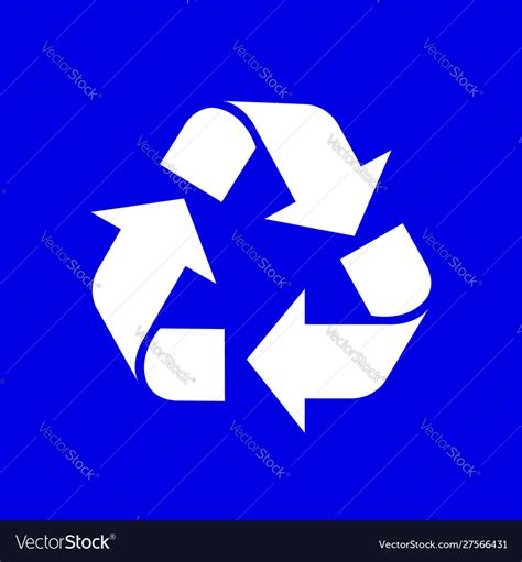 Blue Recycle Logo